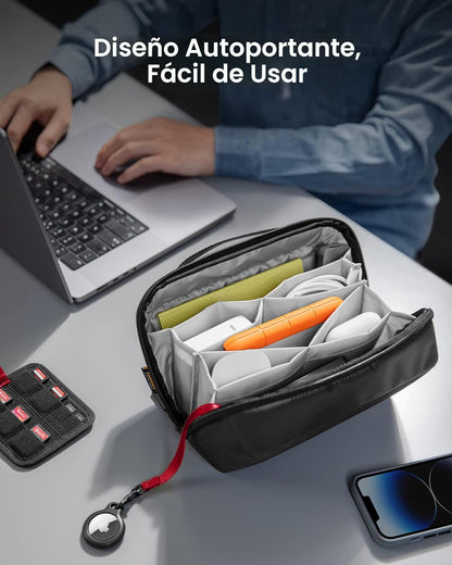 tomtoc Organizador Electrónico Bolsa de Accesorios para Cargador de...