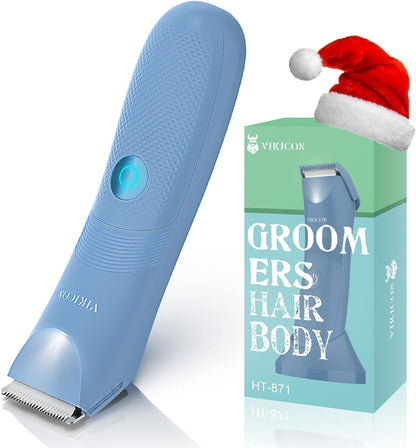 VIKICON Recortadora de bikini para mujeres: Afeitadora eléctrica in...