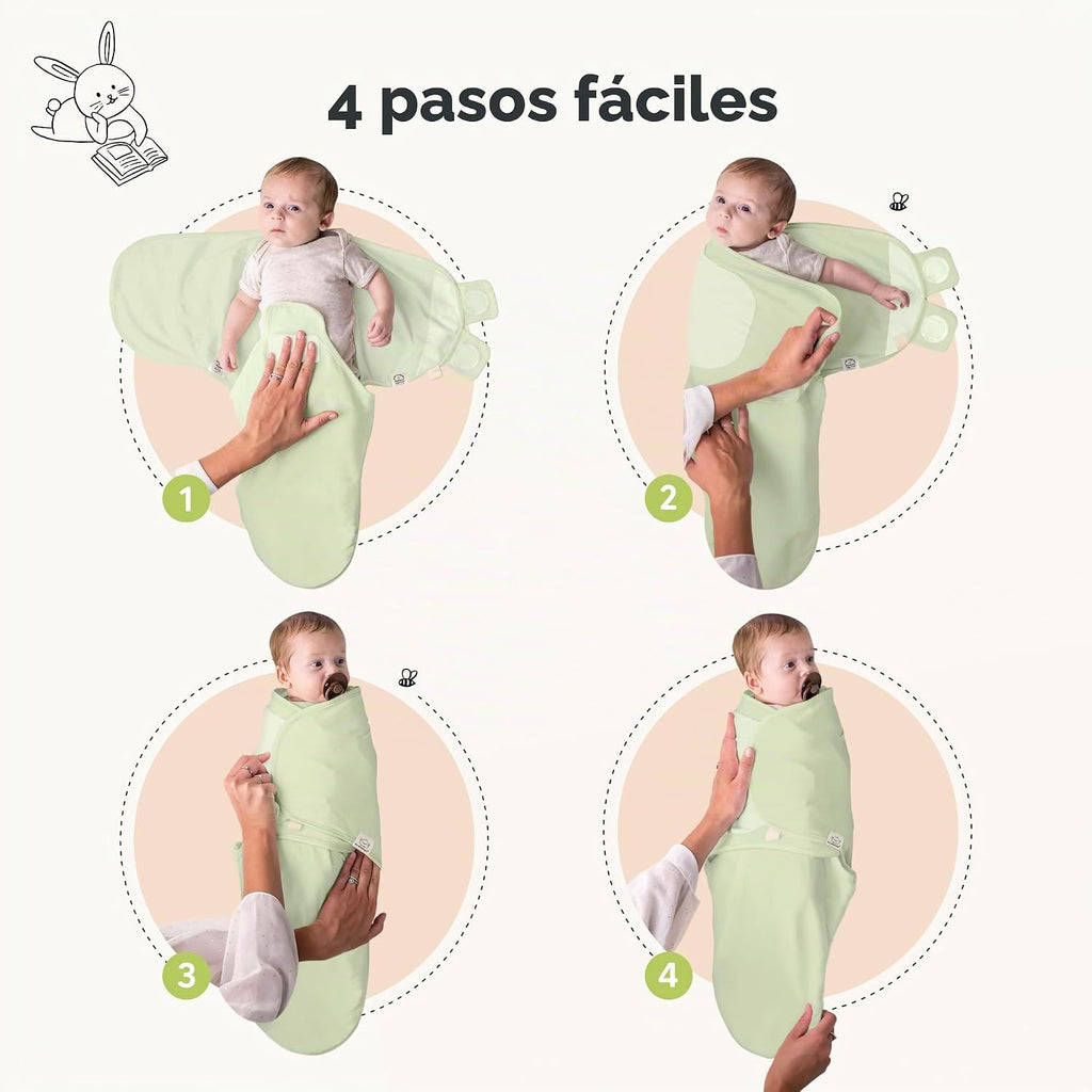 KeaBabies Paquete de 3 pañales orgánicos para recién nacidos, 0.5 T...