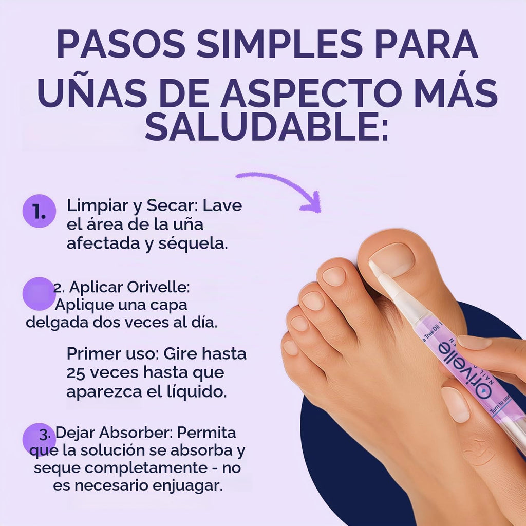 Orivelle Lápiz de Cuidado de Uñas del Pie - Remedio de Uñas de los...