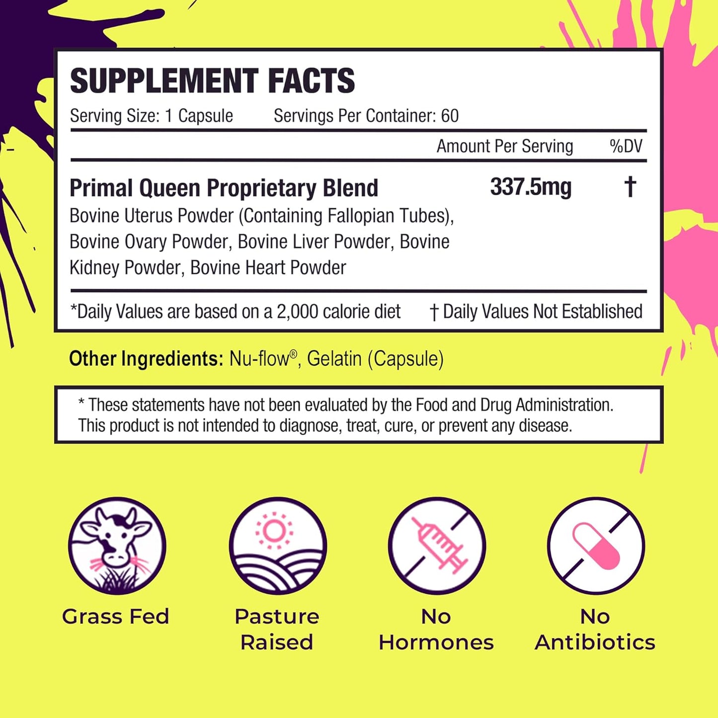 Primal Queen Suplemento superalimento de órgano de res optimizado p...