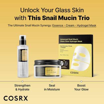 COSRX Snail 96% Mucin Power Essence 2ea y Retinol 0.1% Cream Mini S...