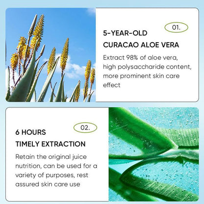 Juego de 8 piezas de aloe vera para el cuidado de la piel, kit de c...