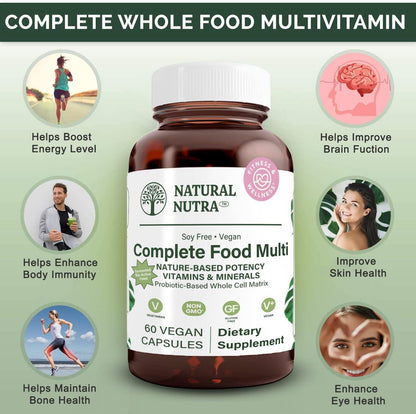 Natural Nutra Multivitamínico completo y mineral integral para muje...
