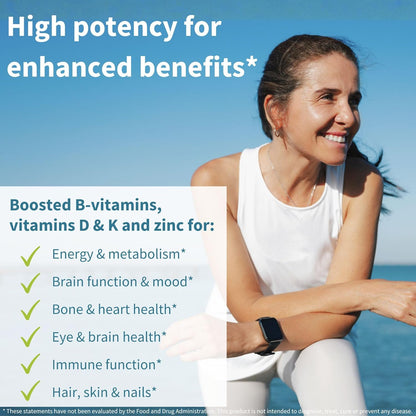 Igennus Multivitamínico metilado para mujeres de 50 años, calcio y...