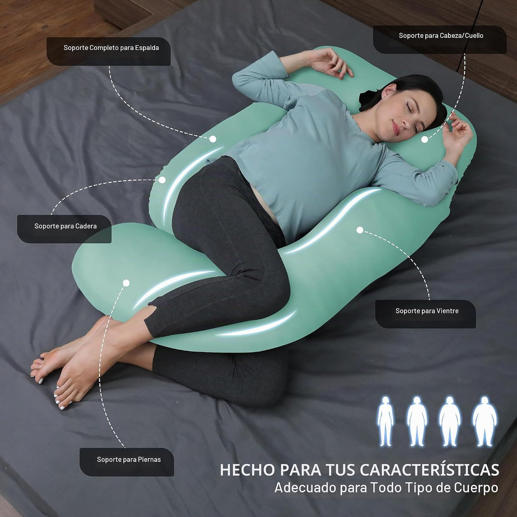 MOON PARK - Almohadas de embarazo y maternidad de cuerpo completo p...