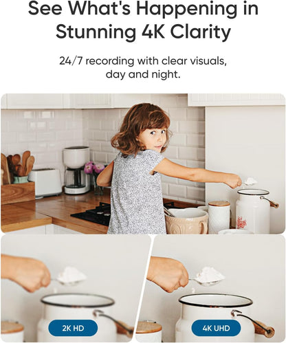 eufy Indoor Cam E30, cámara de seguridad 4K UHD de última generació...