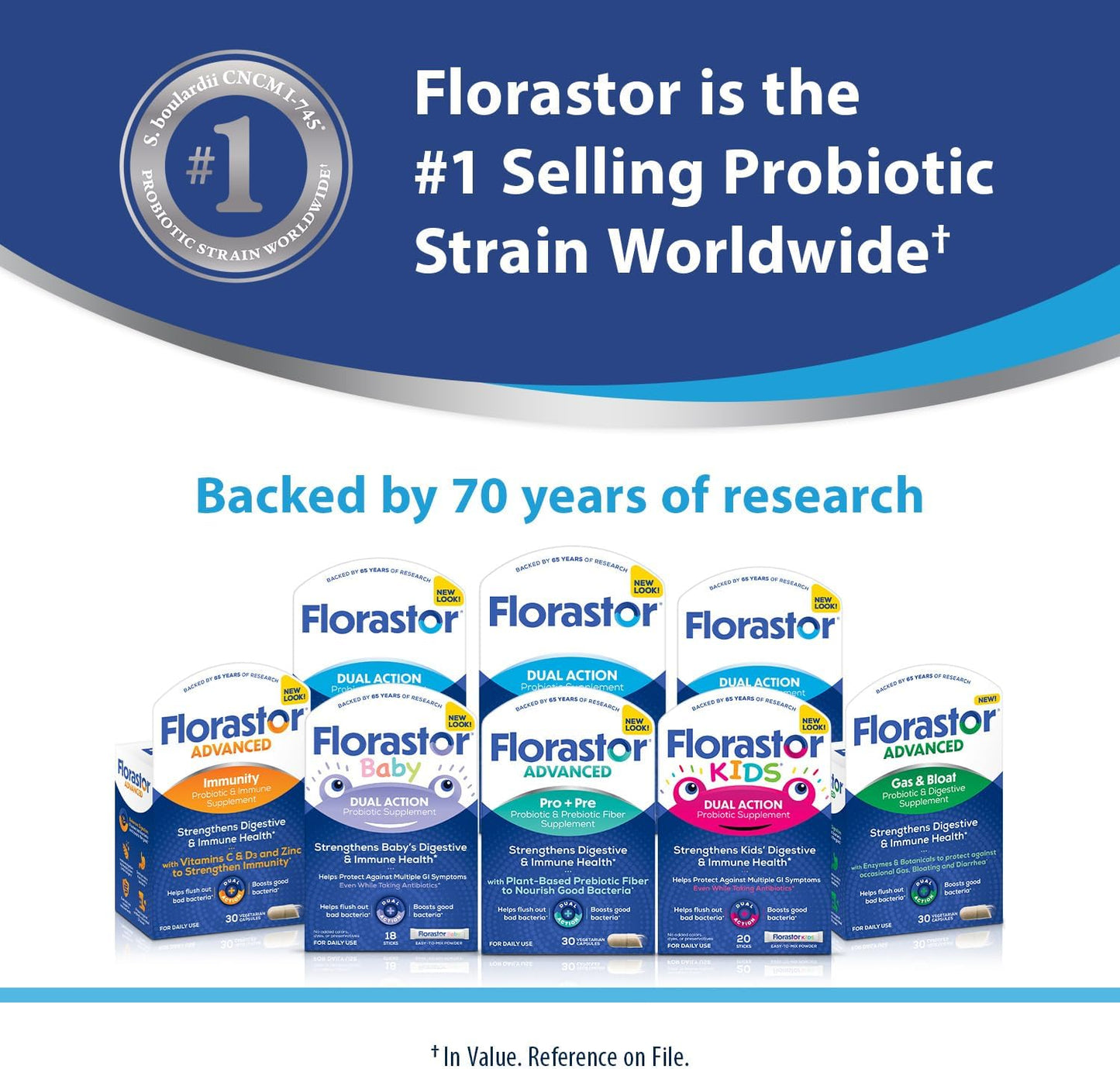 Florastor Probióticos para la salud digestiva e inmunológica, 30 cá...