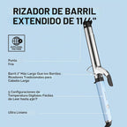 BabylissPRO Rizador profesional Nano Titanium con barril extendido\...