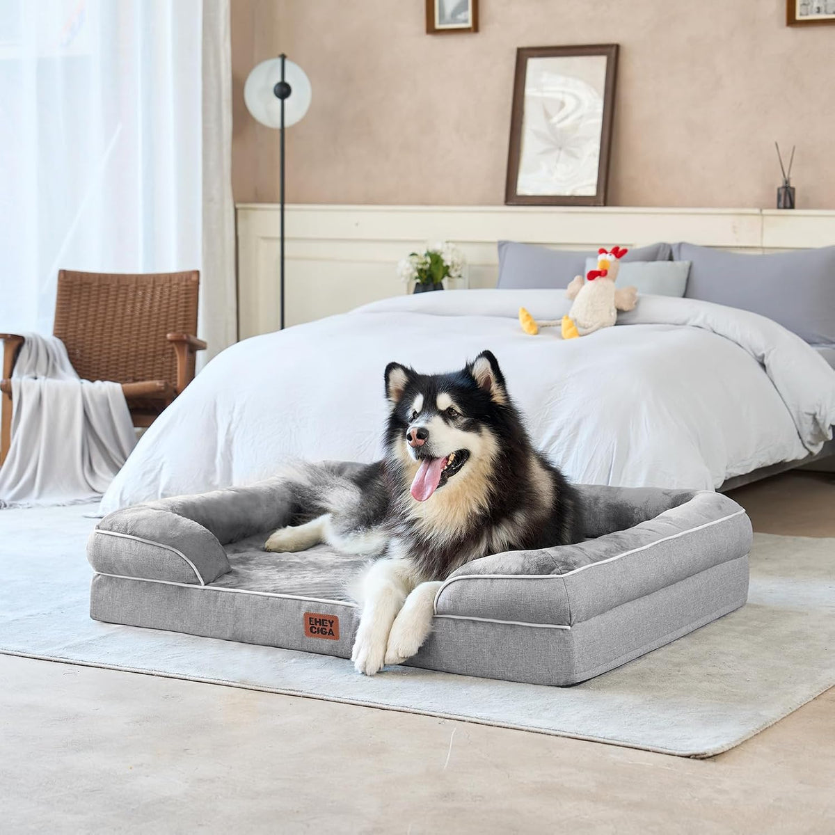 EHEYCIGA \u2013 Cama ortopédica impermeable para perros extragrande...