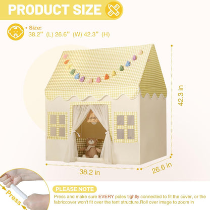 Senodeer Tienda de campaña para niños en interiores: alfombrilla, g...