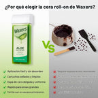 Kit de cera en rollo Waxers, rodillo de depilación con cera de aloe...