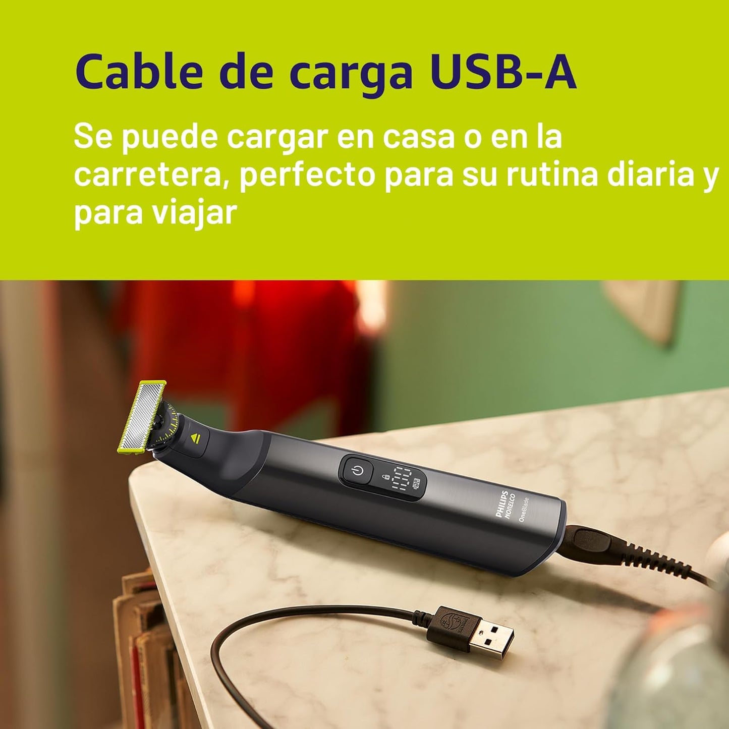 Norelco Philips OneBlade 360 Pro Face + Body, recortadora de barba...