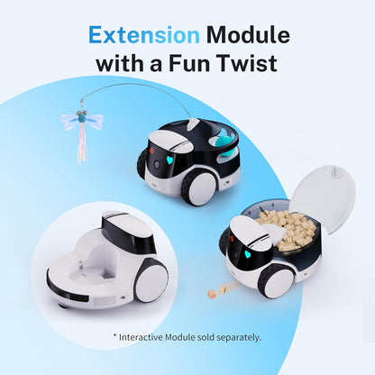 Enabot EBO ROLA PetPal FamilyBot Pet Camera Robot con dispensador d...