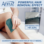 Anruz Kit de depilación para mujeres y hombres, kit calentador de c...