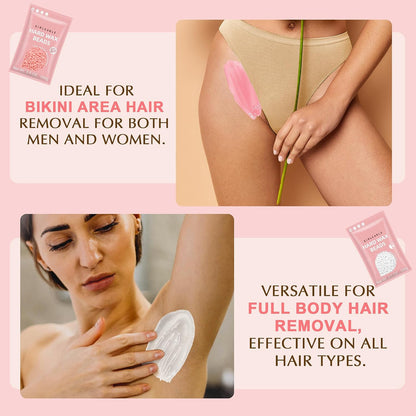 GIRLEARLE Kit de cera digital premium para mujeres con piel sensibl...