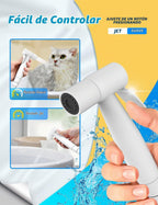 BRITULIF Pulverizador de bidé para inodoro, presión ajustable, blan...