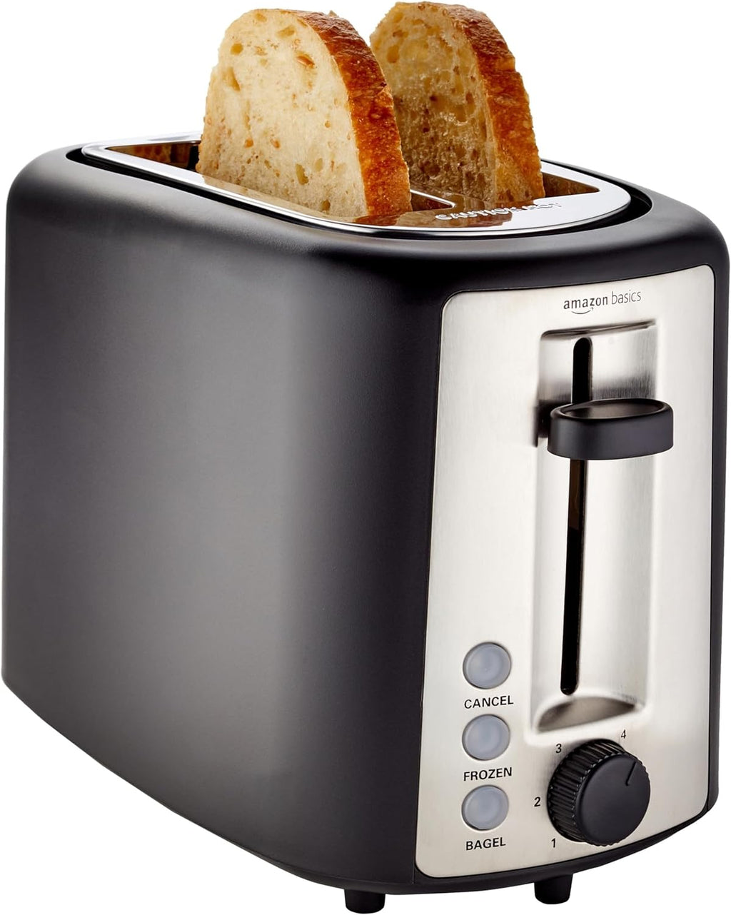 Amazon Basics Tostadora de 2 rebanadas, con 6 ajustes de tostado, r...