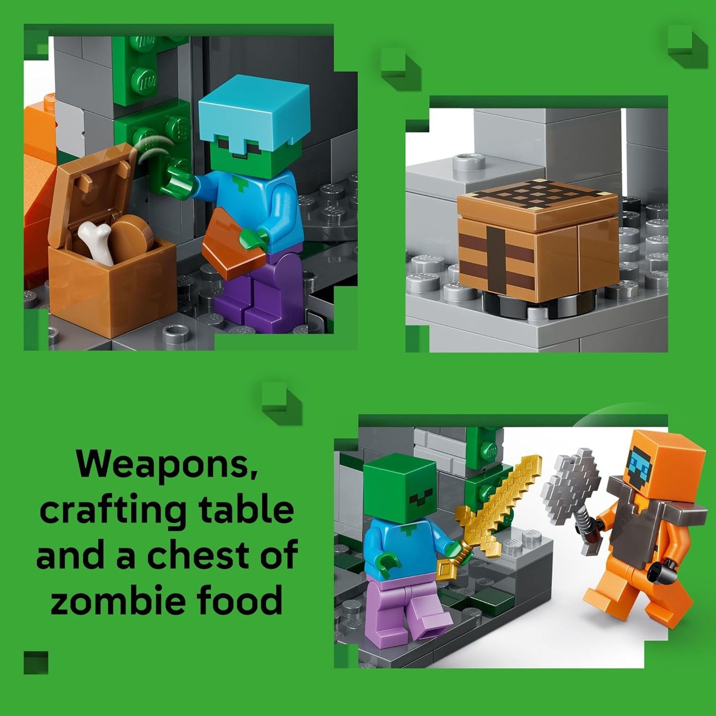 LEGO Minecraft Zombie Dungeon - Juguete de construcción y
