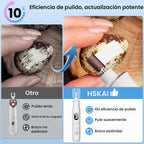 HSKAI Lima de uñas eléctrica, molinillo de uñas recargable para uña...
