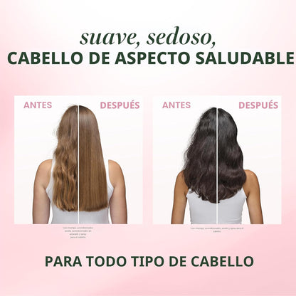 Herbal Essences Juego de champú y acondicionador, rosa mosqueta + m...