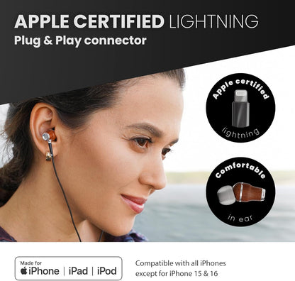Symphonized - Auriculares con cable para iPhone con sonido de grave...