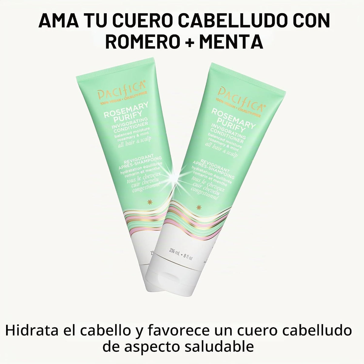 Pacifica Juego de champú y acondicionador, set vigorizante purifica...