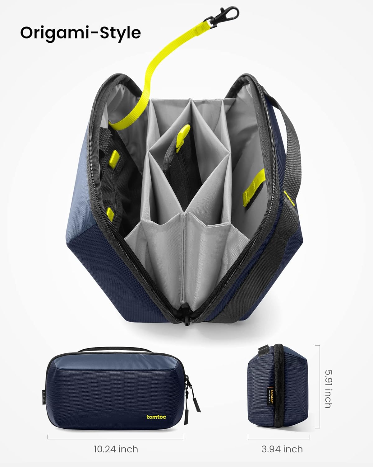 tomtoc Organizador Electrónico de Accesorios Bolsa Técnica para Car...