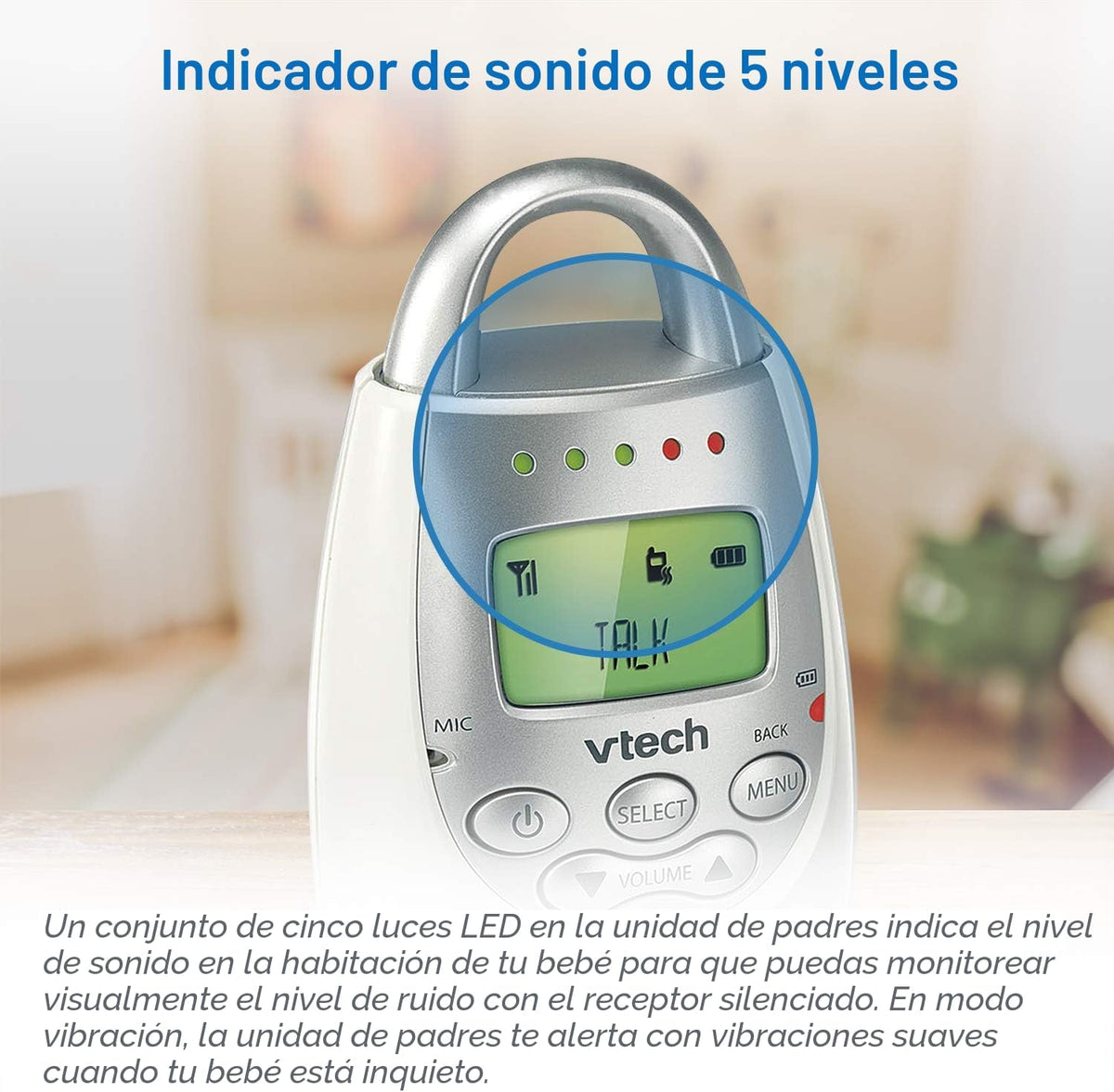 Monitor para bebés de audio digital VTech Communications Safe and S...