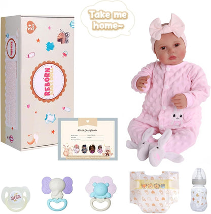 BABESIDE Reborn Baby Dolls - Muñeca realista de vinilo suave de 20...