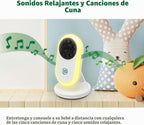 LeapFrog Monitor de bebé LF2423, sin WiFi, pantalla IPS, blanco | B...