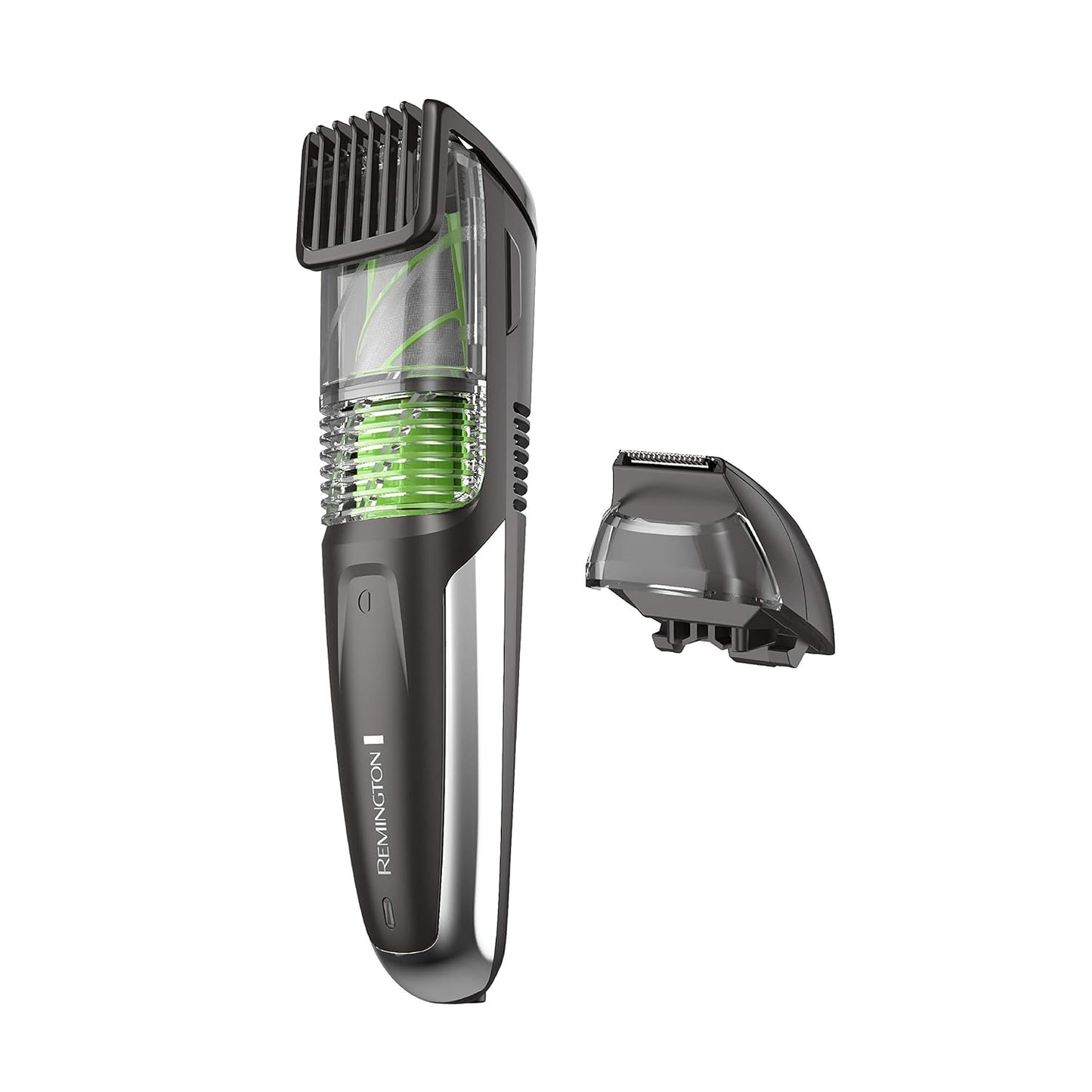 Remington Recortadora de barba al vacío, 13 ajustes de longitud y e...