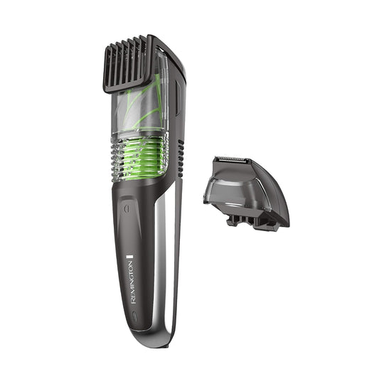 Remington Recortadora de barba al vacío, 13 ajustes de longitud y e...
