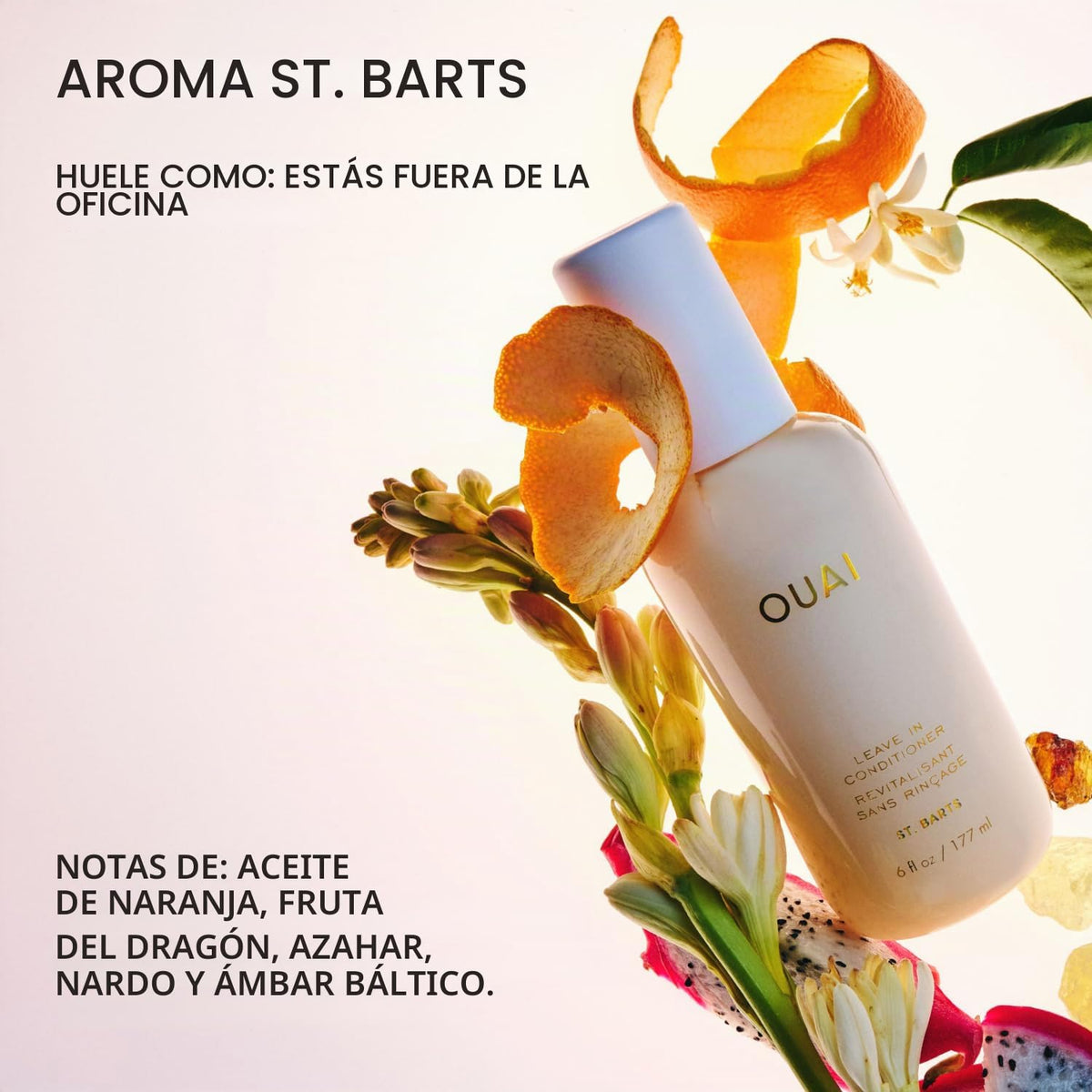 Acondicionador sin enjuague multitarea OUAI - Aroma St. Barts - Tam...