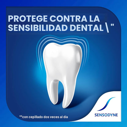 Sensodyne Repair & Protect - Pasta dental blanqueadora para dientes sensibles y prevención de caries, 3.4 onzas (paquete de 4)