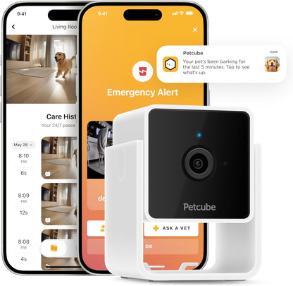 Petcube Cam | Cámara Wi-Fi interior para mascotas y de seguridad co...