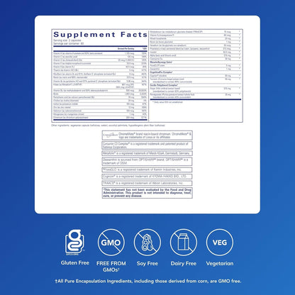Pure Encapsulations Longevity Nutrients | Complejo multivitamínico\...