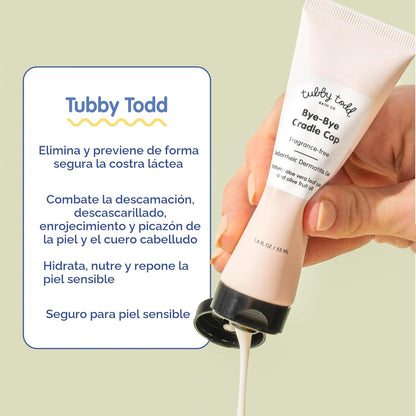 TUBBY TODD Kit de tratamiento para el cabello de bebé Cradle Cap, i...