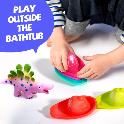 Hely Cancy Juguetes de baño sin moho para niños pequeños de 18 meses