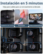 Cámara de Coche para Niños de 2 Yakry para Asiento: Pantalla Ultraw...