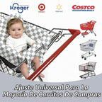 Funda para carrito de compras para bebé, niño y niña, funda para si...