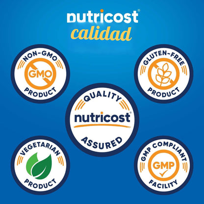 Suplemento Nutricost Ácido Alfa Lipoico, 0.02 oz por porción, 120 p...