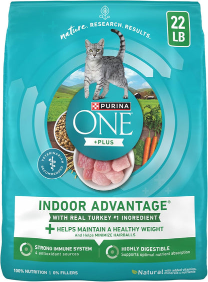 Purina ONE Natural, Bajo en Grasa, Control de Peso, Alimento Seco p...