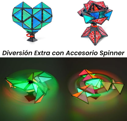 TOSY Piedra Piramidal Magnética: 1 Cubo se Transforma en 1 Billón d...