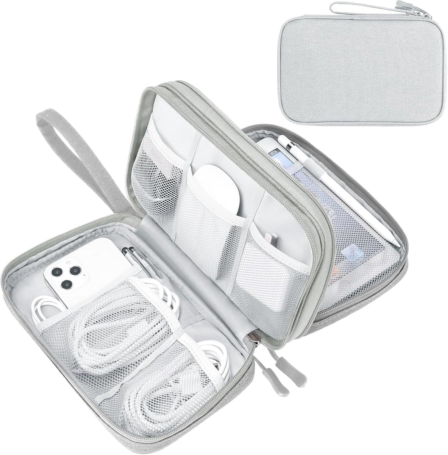 FYY Organizador grande para accesorios electrónicos, para viajes, p...