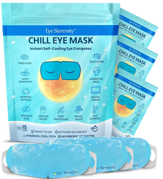 Lure Essentials CHILL - Máscara de ojos auto refrescante para debaj...