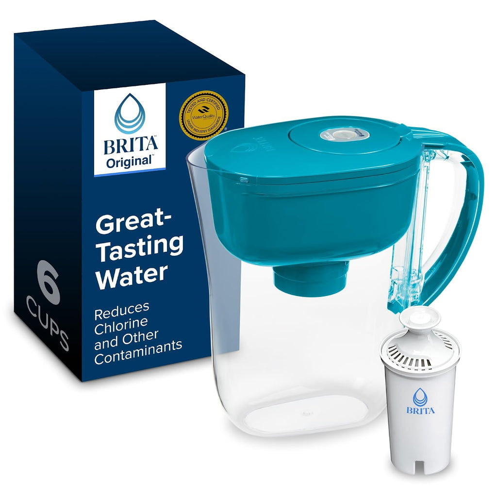Brita Jarra pequeña con filtro de agua de 6 tazas, incluye 1 filtro...