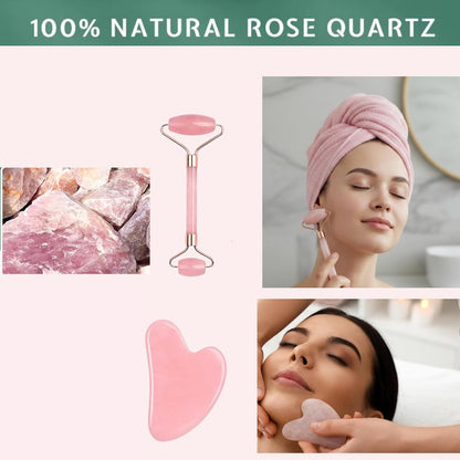 Vaporizador facial, juego completo de spa en casa \u2013 Rodillo de...