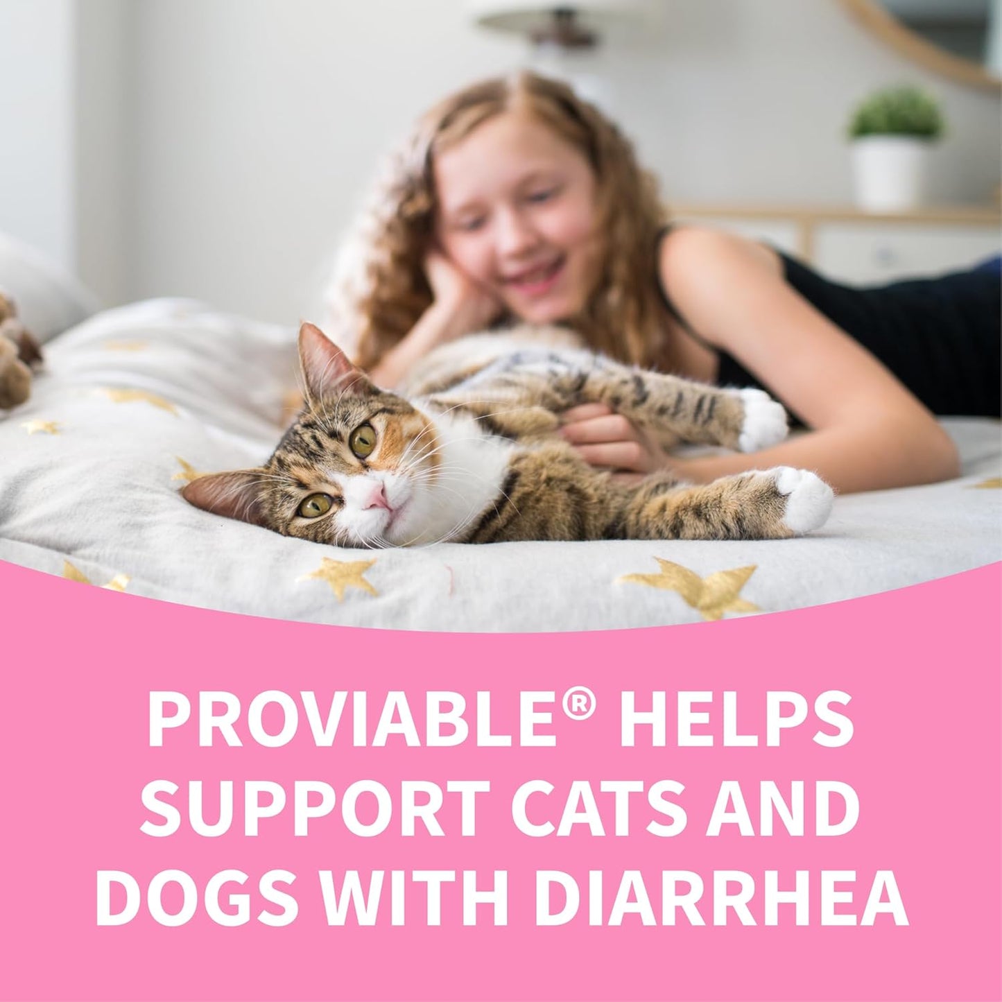 Nutramax Proviable Probióticos para Perros y Gatos, Suplemento Diar...