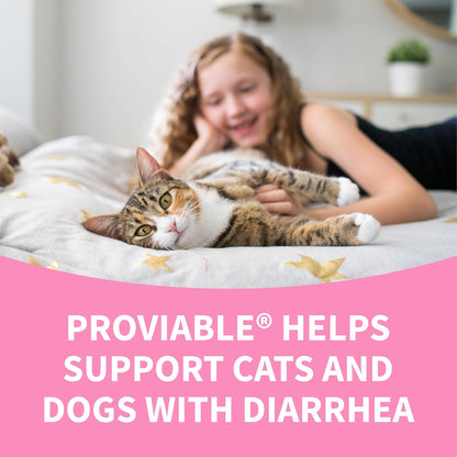 Nutramax Proviable Probióticos para Perros y Gatos, Suplemento Diar...